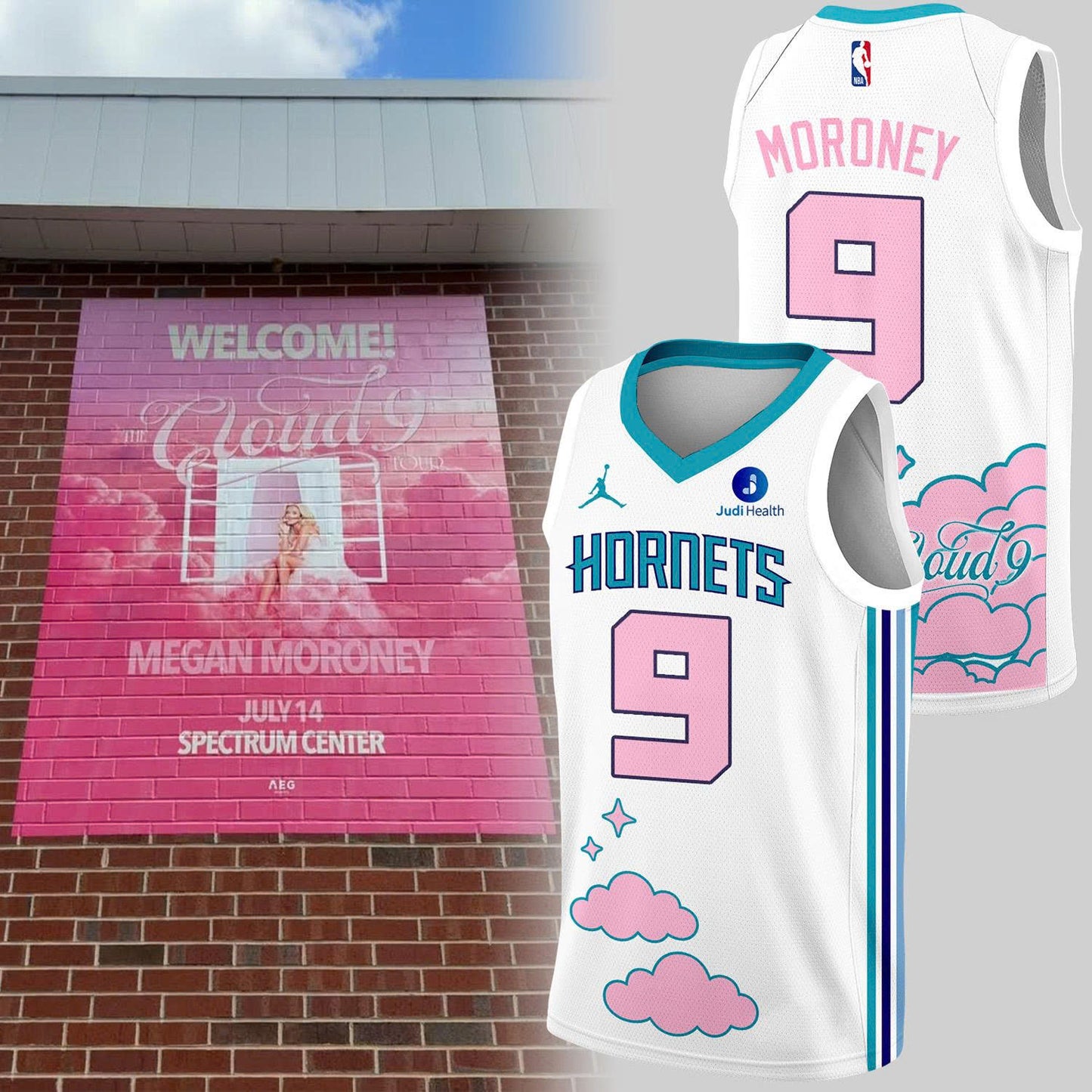 Special 2026 Megan Moroney x Charlotte Hornets Jersey