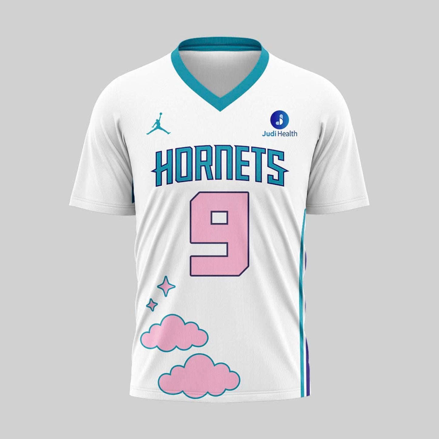 Special 2026 Megan Moroney x Charlotte Hornets V-Neck Football Jersey