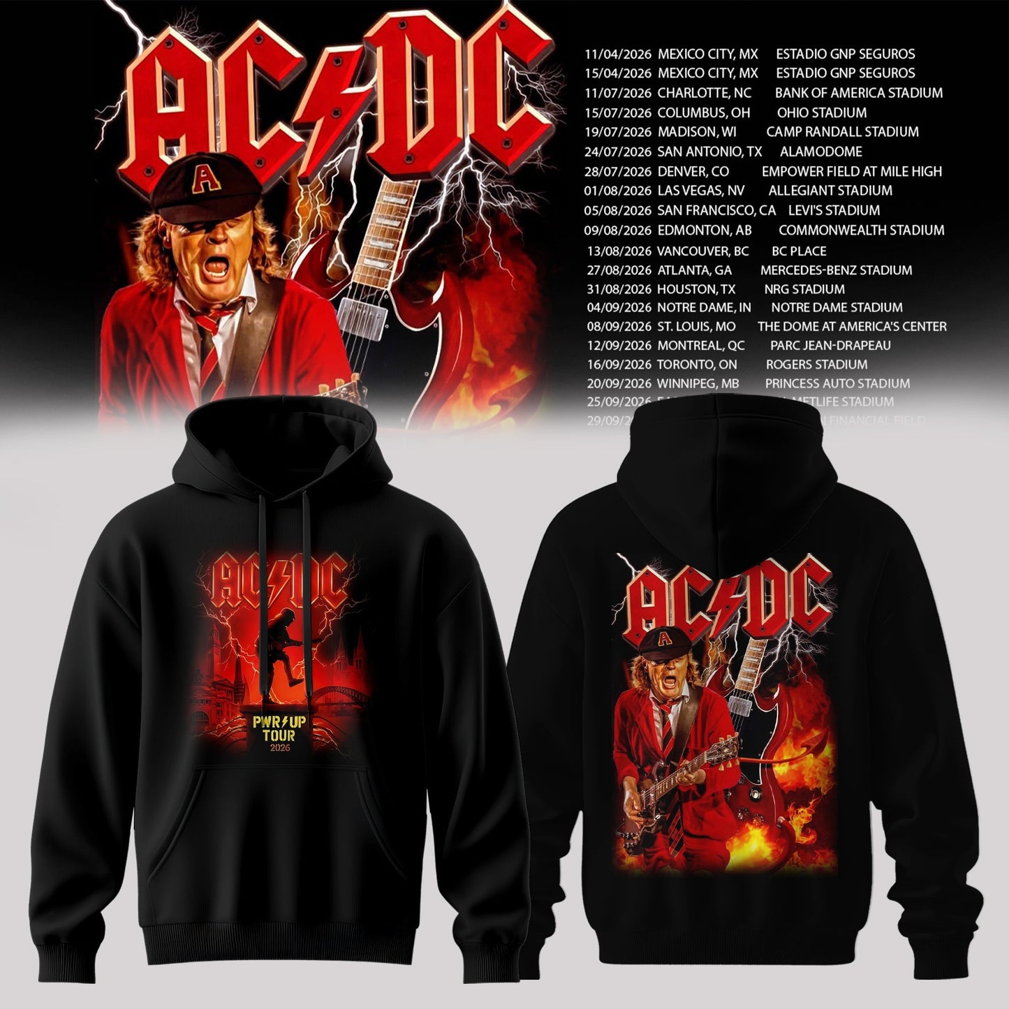 AC/DC 2026 HOODIE COLLECTION IS HERE ⚡