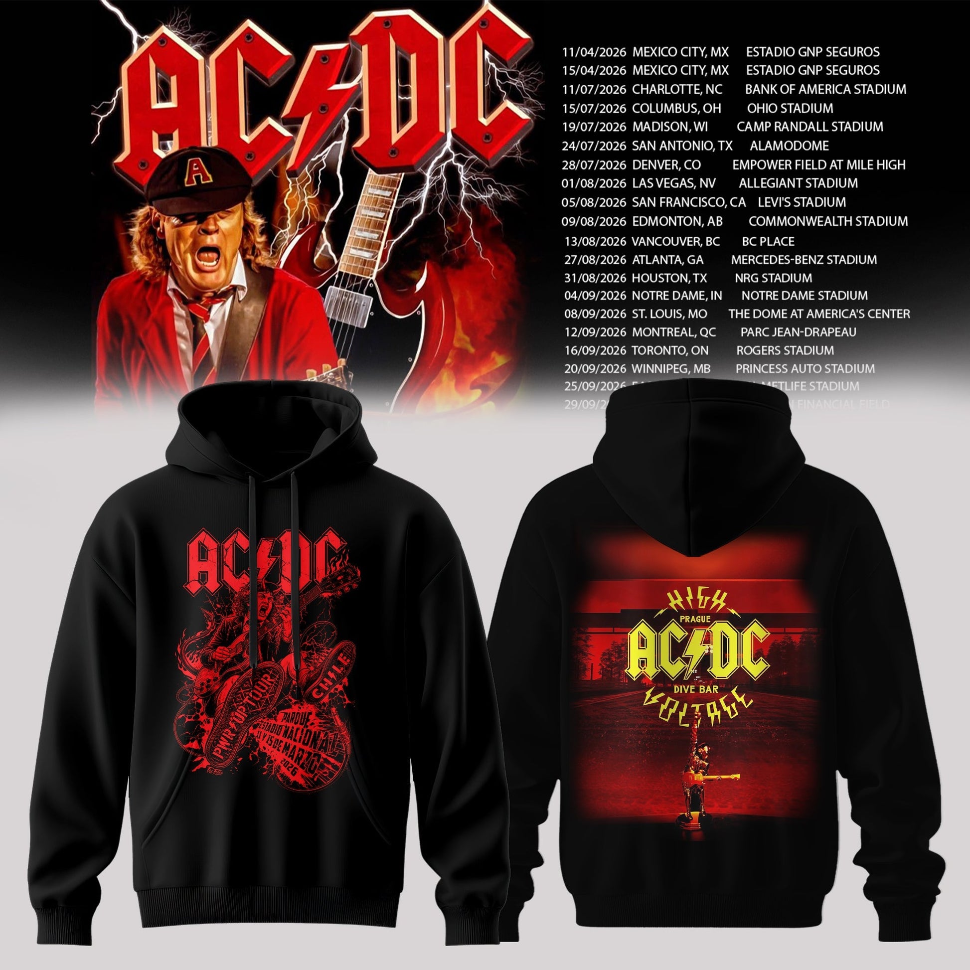 AC/DC 2026 HOODIE COLLECTION IS HERE ⚡
