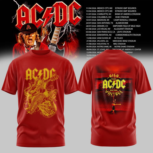 AC/DC 2026 T-SHIRT COLLECTION IS HERE ⚡