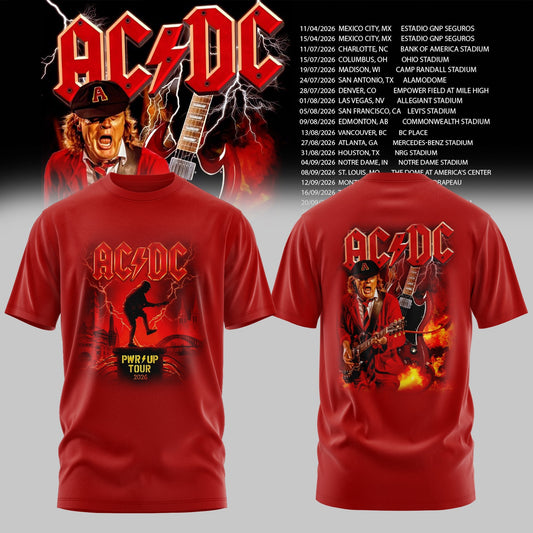 AC/DC 2026 T-SHIRT COLLECTION IS HERE ⚡
