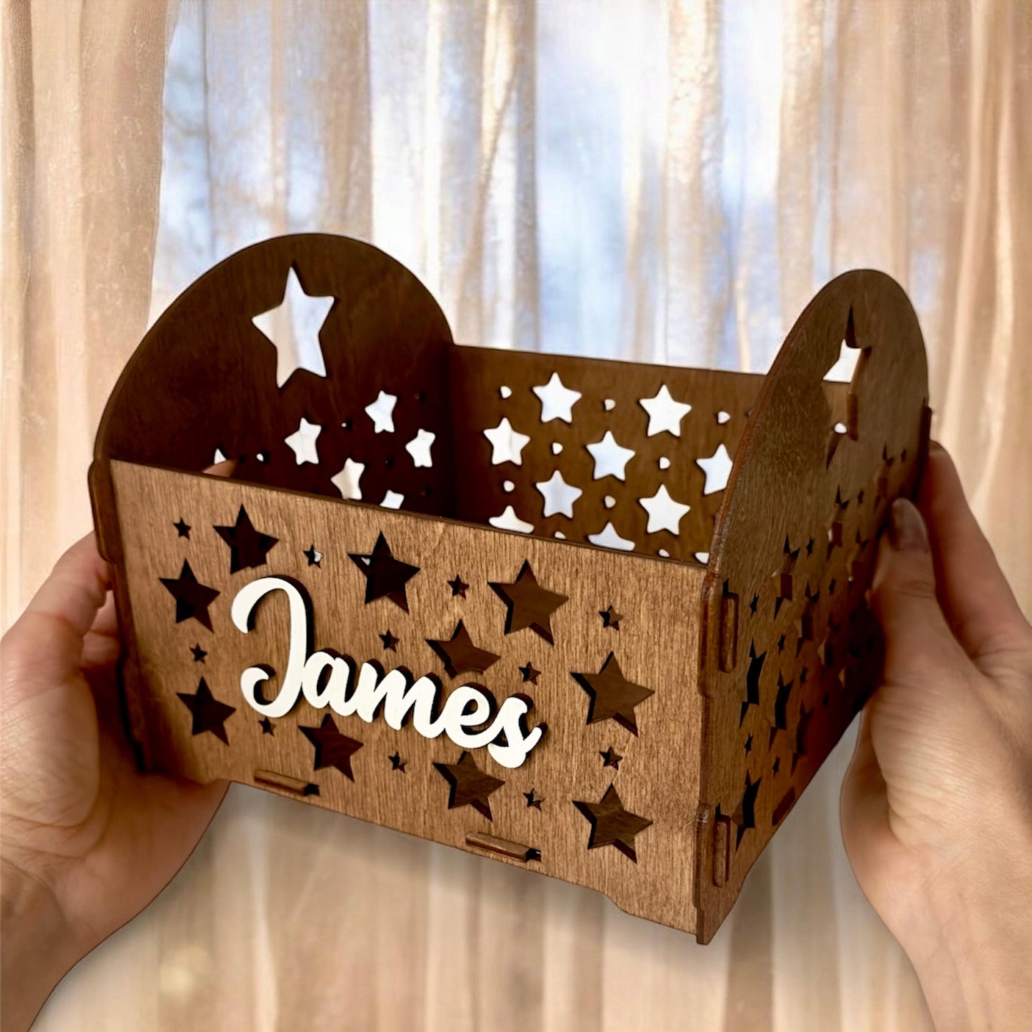 Handmade Rustic Wooden Box | Personalized Gift