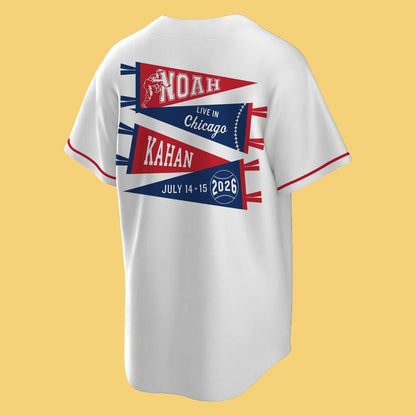 1. Noah Kahan's 'Great Divide Tour' coming to Chicago | Wrigley Field White Jersey