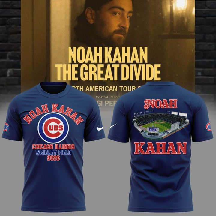 09. Limited Edition Noah Kahan x Chicago Cubs - Wrigley Field Event T-Shirt